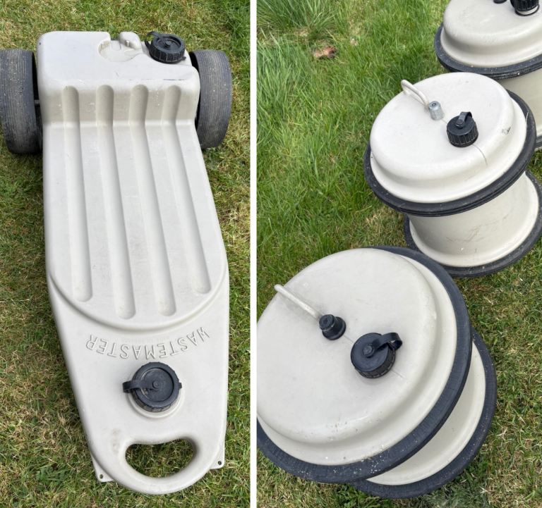 Wastemaster and 3 Aqua rolls