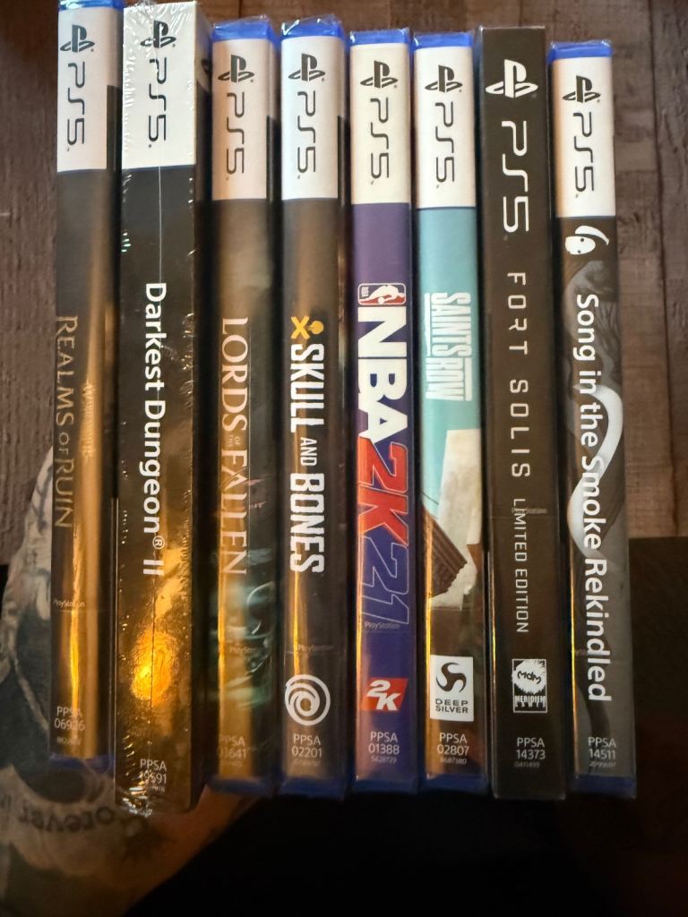 image for Ps5 games  sealed 