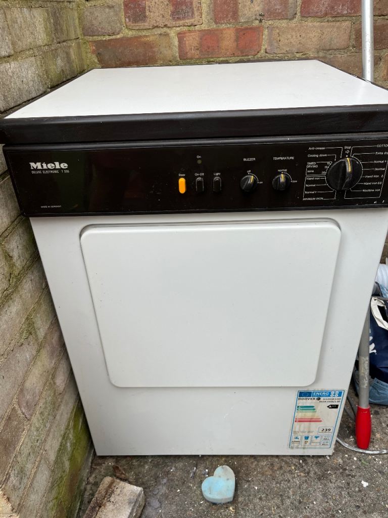 Miele Deluxe Electronic T 356 dryer.