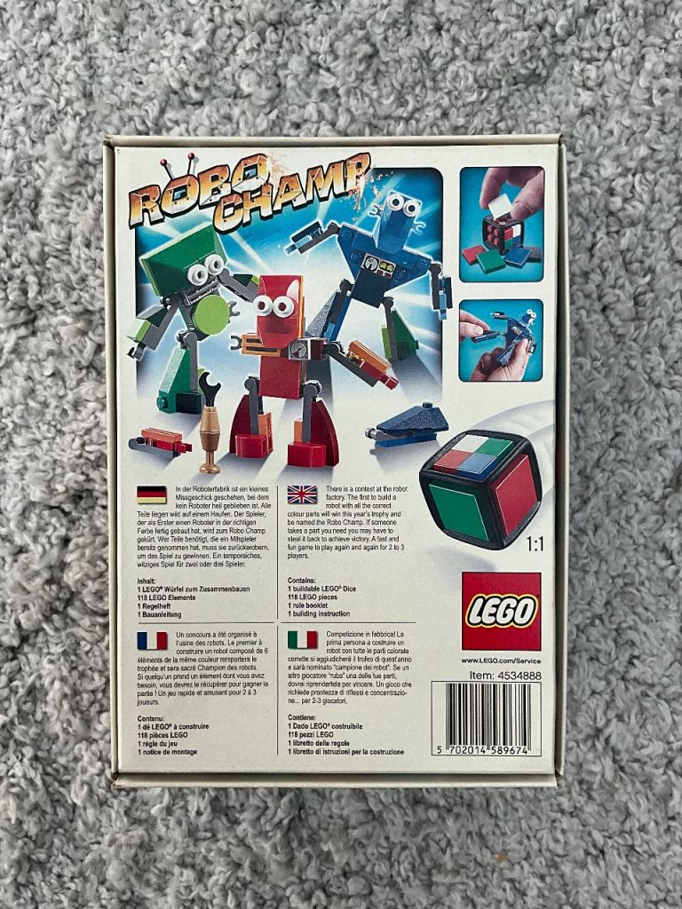 LEGO RoboChamp game, 2009.  Set 3835. Complete with instructions, age 6+