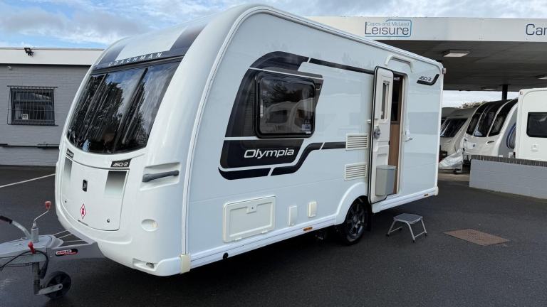 image for 2015 COACHMAN OLYMPIA 450, 2 BERTH CARAVAN WITH REAR WASHROOM.