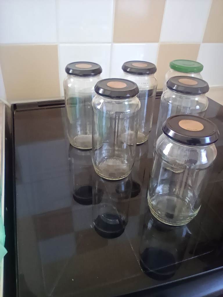 Glass jars
