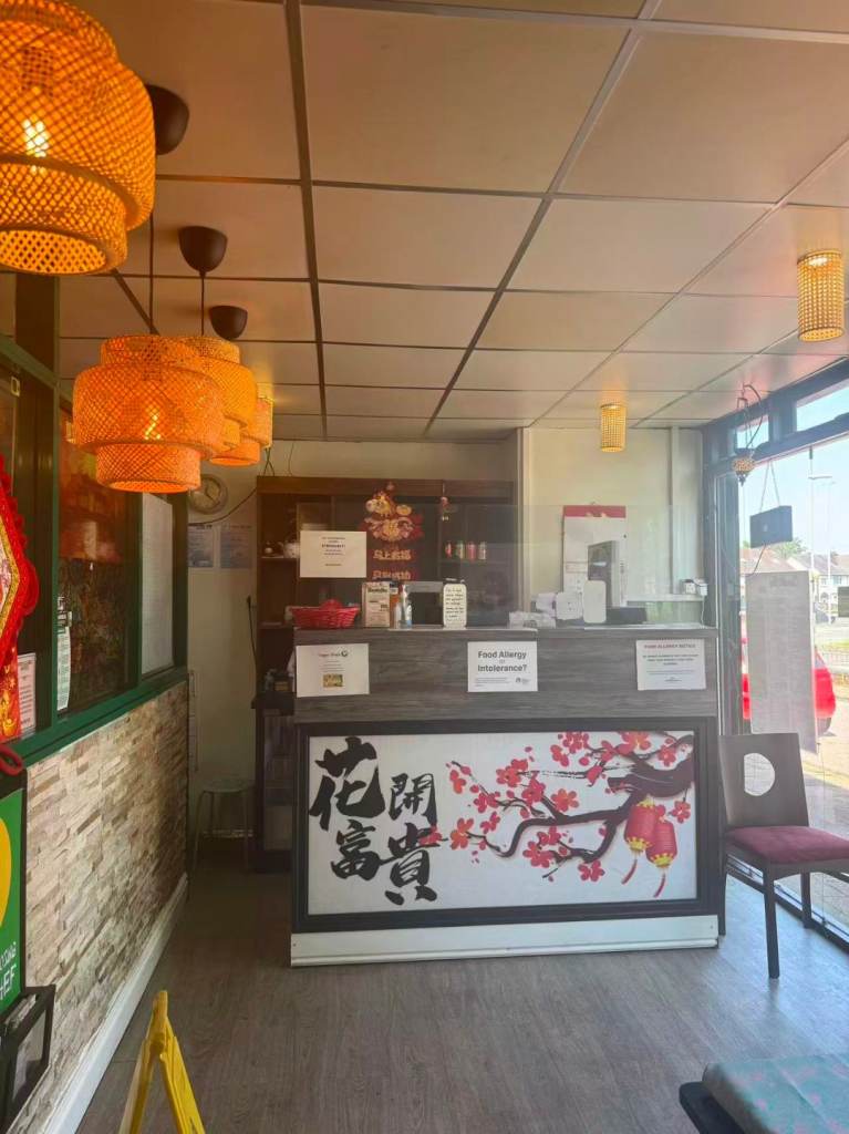 Chinese takeaway for sale
