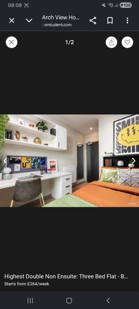 Student Room - Wembley Park, Unite, £279pw