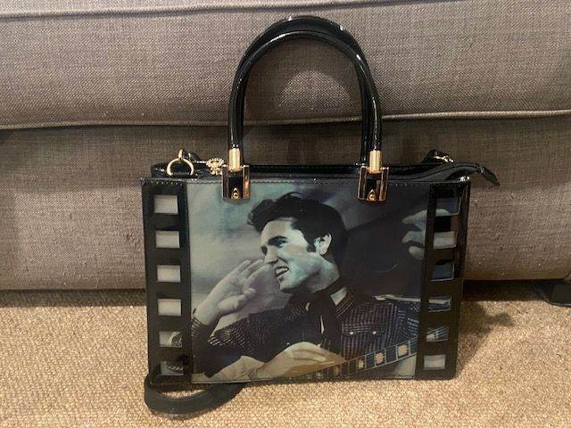 Elvis Holographic Plastic Handbag *AS NEW NEVER USED*