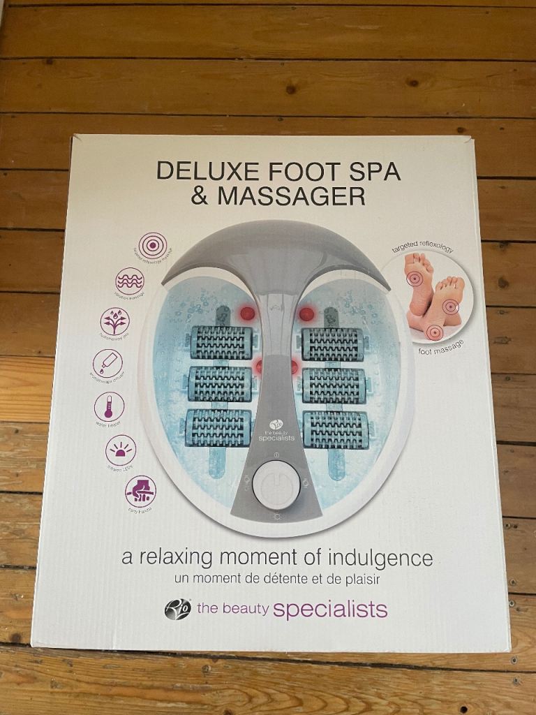 Unopened Deluxe Foot Spa & Massager – Brand New