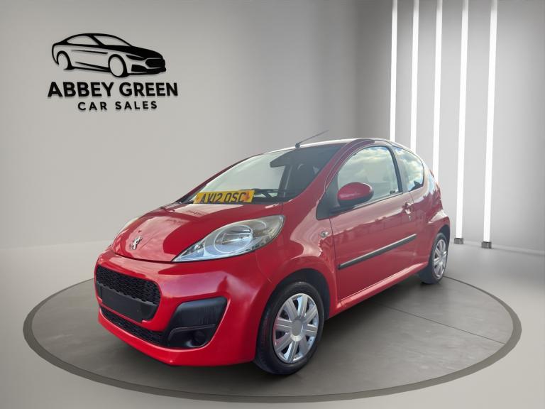 2012 Peugeot 107 1.0 Active 3dr HATCHBACK Petrol Manual