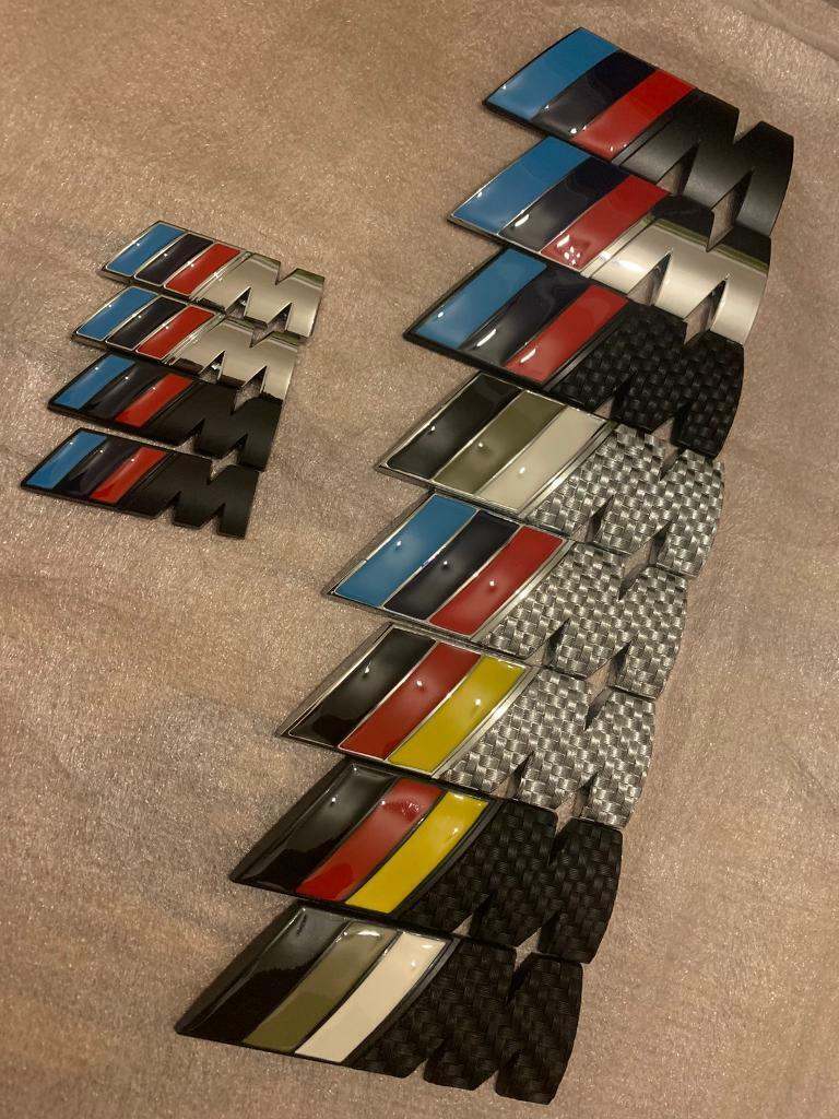Bmw m sport GRILL badge BOOT badge FENDER badge M SPORT 