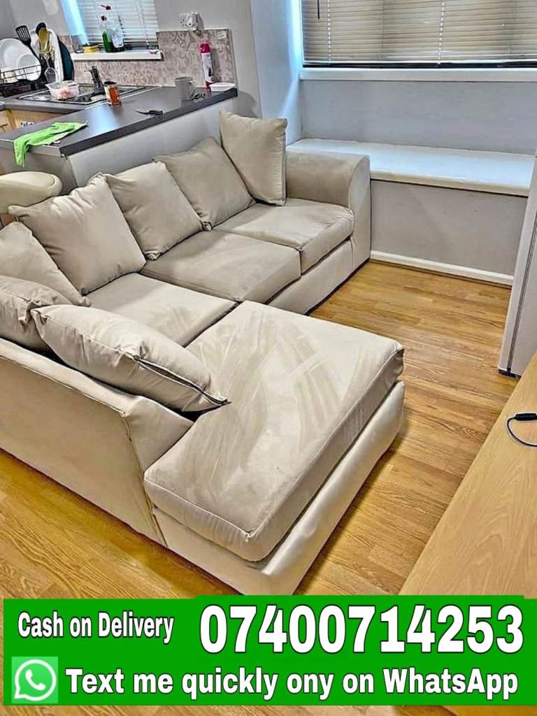 Dylan Cord L Shape & 3+2 Seater Sofa Set 🚚Fast Delivery