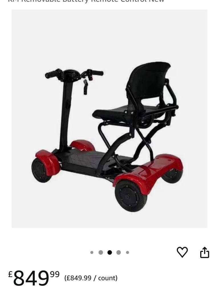 Brand new with packaging mobility folding scooter 