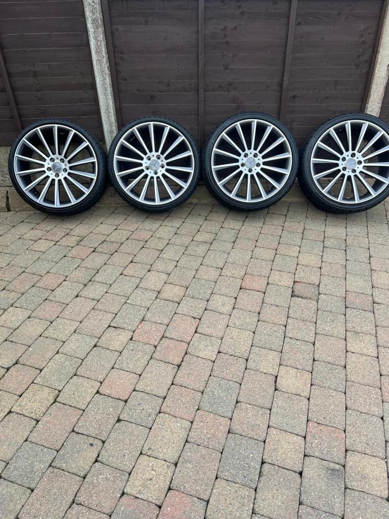 Mercedes Benz 20” Chrome Alloy Wheels