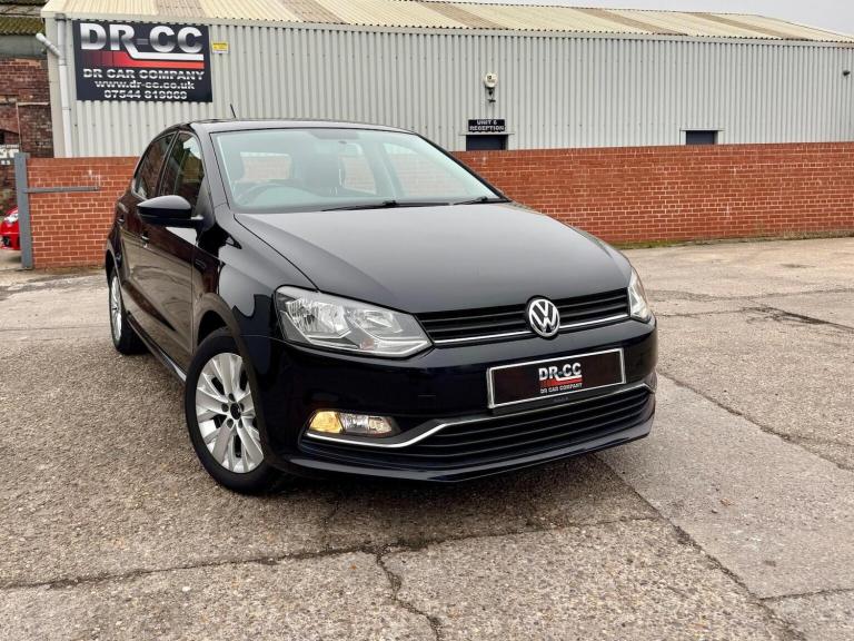 VOLKSWAGEN POLO 1.0 BlueMotion Tech SE Euro 6 (s/s) 5dr Black Manual Petrol 2015