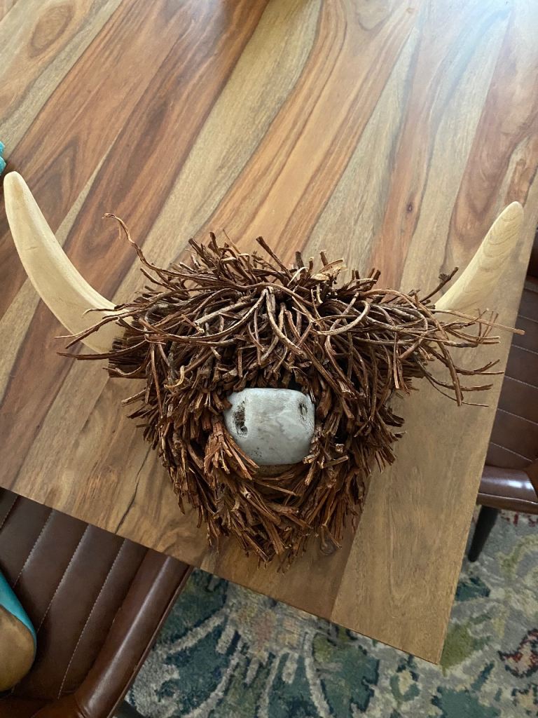 Voyage Maison Highland Cow Head Wall Decor – Excellent Condition