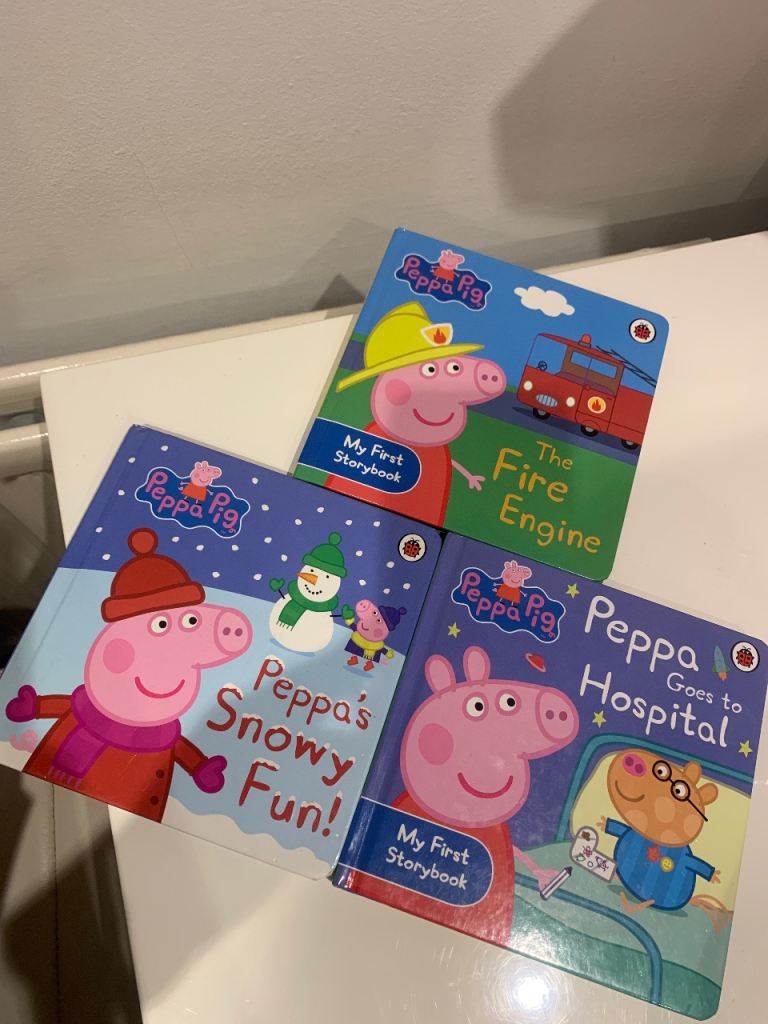 Peppa Pig hardback books 