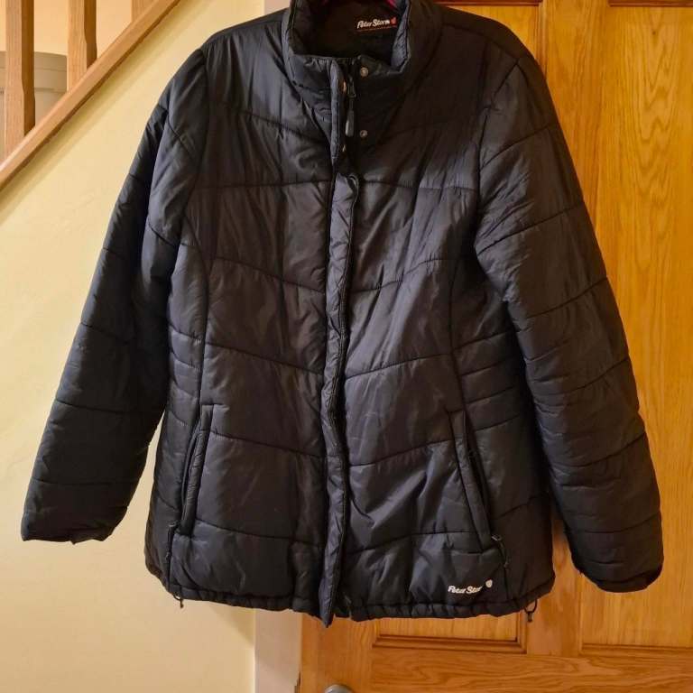 Peter Storm Black Puffer Jacket – Women's, Fair Condition