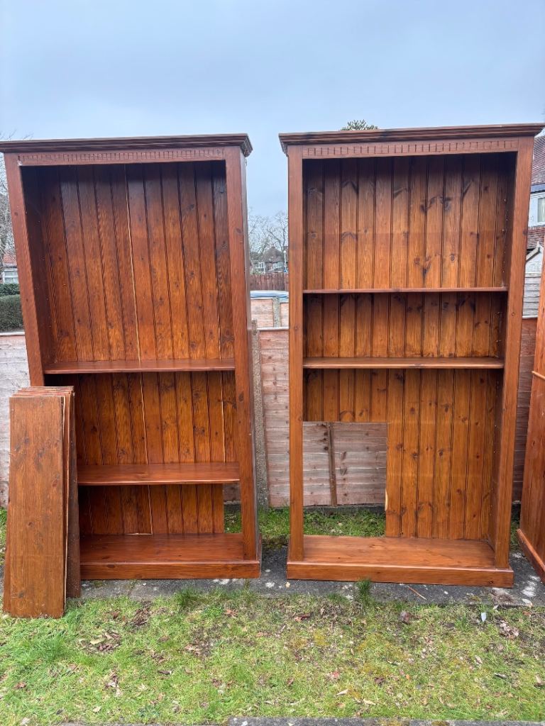 Pair of antique bookcases  
