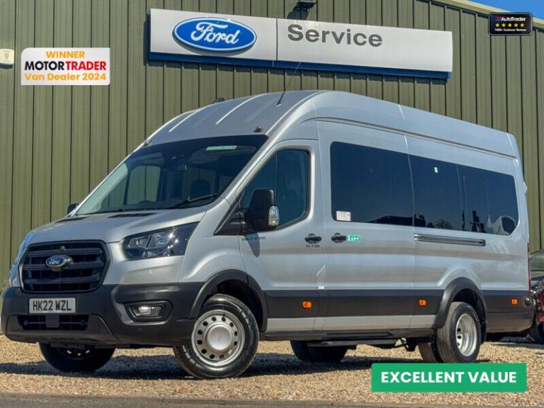 2022 Ford Transit 2.0 EcoBlue 130ps H3 17 Seater Trend MINIBUS DIESEL Manual