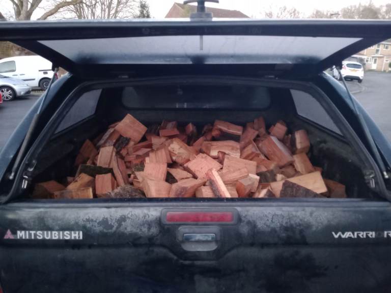 Unseasoned logs delivered. Split or unsplit..