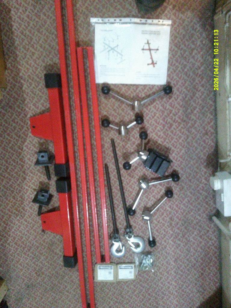 Engine support beam- heavy duty with cross beam
