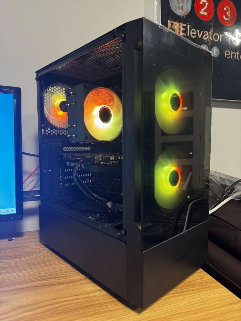 Gaming PC Intel i5 11400F RTX 4060 8GB Great Spec 