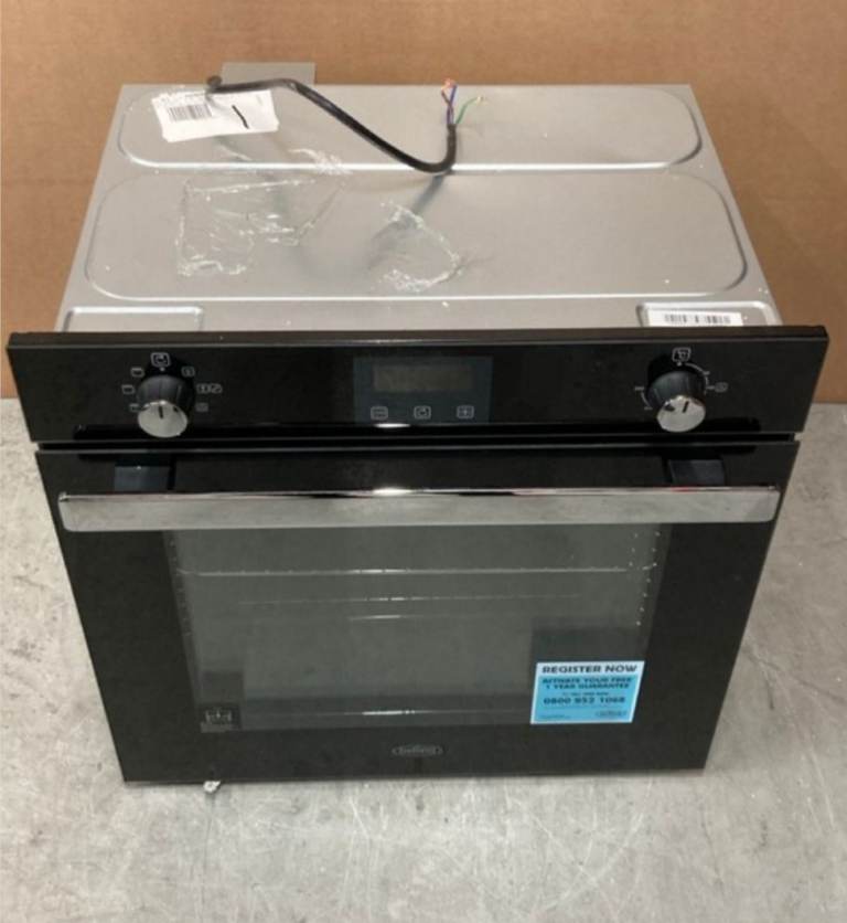 BN Belling BI602FP Black Built-In Electric Single Oven A Rated