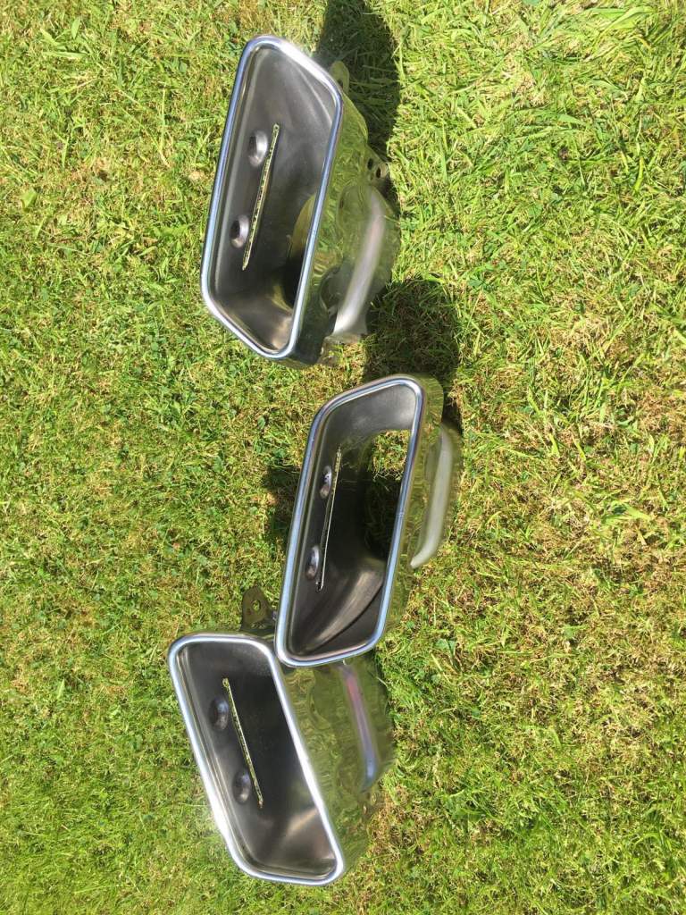 GENUINE MERCEDES BENZ AMG W221 S-Class 06-13 REAR EXHAUST TIP TAIL PIPE OEM