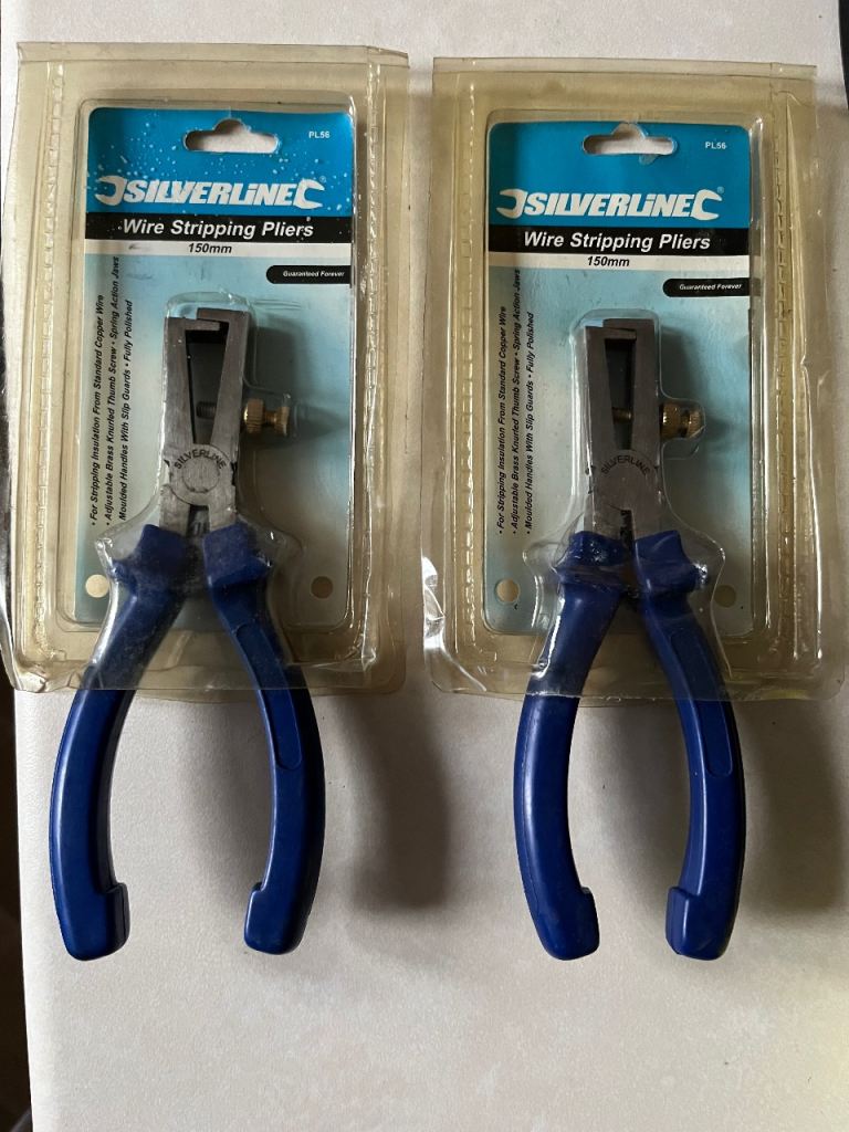 Silverline wire cutting pliers 2 pk