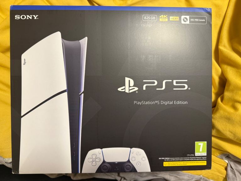 PS5 Slim Digital Edition 825GB - Brand New and Sealed (Collection or Delivery is available)