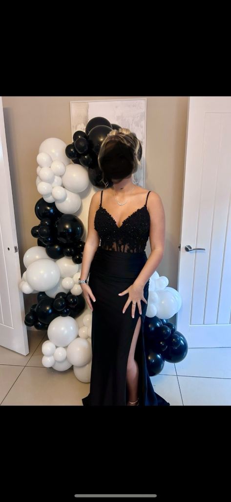 Black formal dress