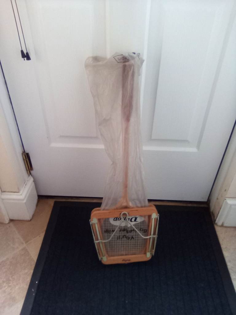 Old school tennis racket 
