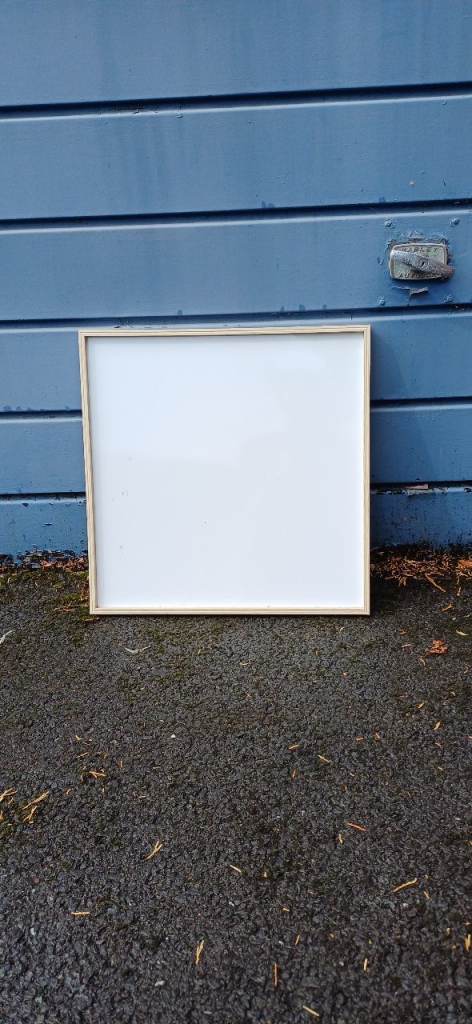 Square Dunelm Magnetic Whiteboard with magnets