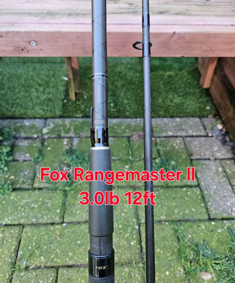 Fox 12ft Rangemaster ll 3.0lb carp rod excellent condition 