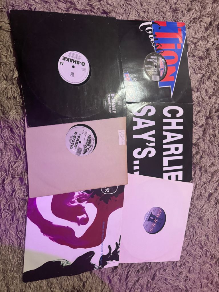 6 rare RAVE records - vinyl 