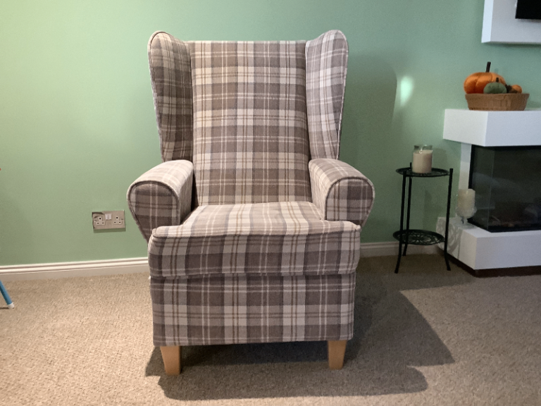 Wingback Fabric Armchair