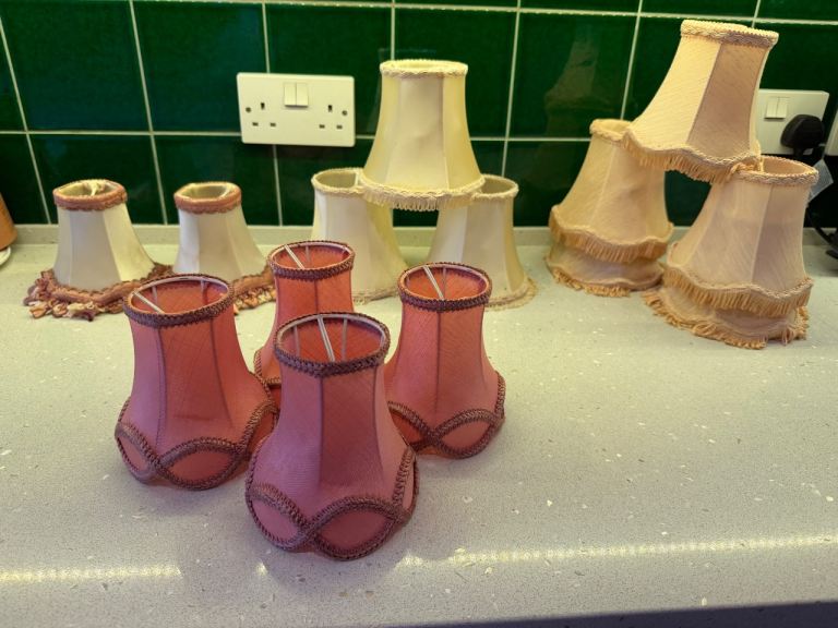 Small lamp shades All good condition