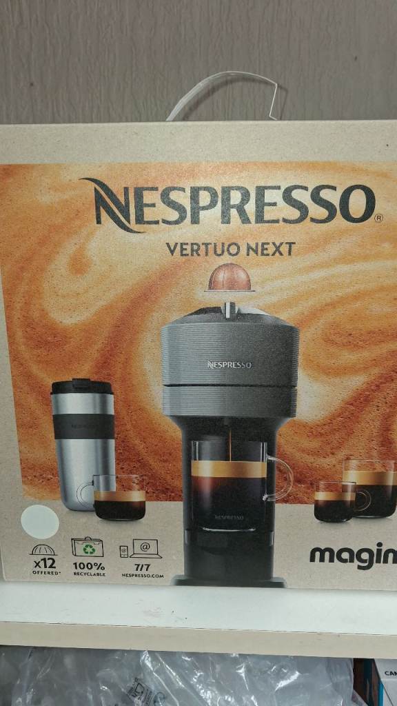 Brand New Nespresso Vertuo Next Coffee Machine - White