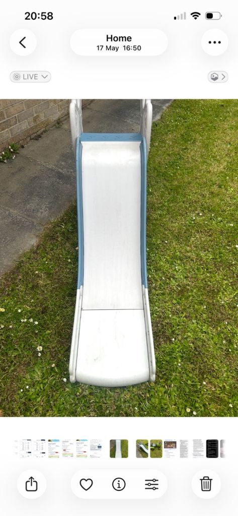 Children's Garden Slide - Good Condition
