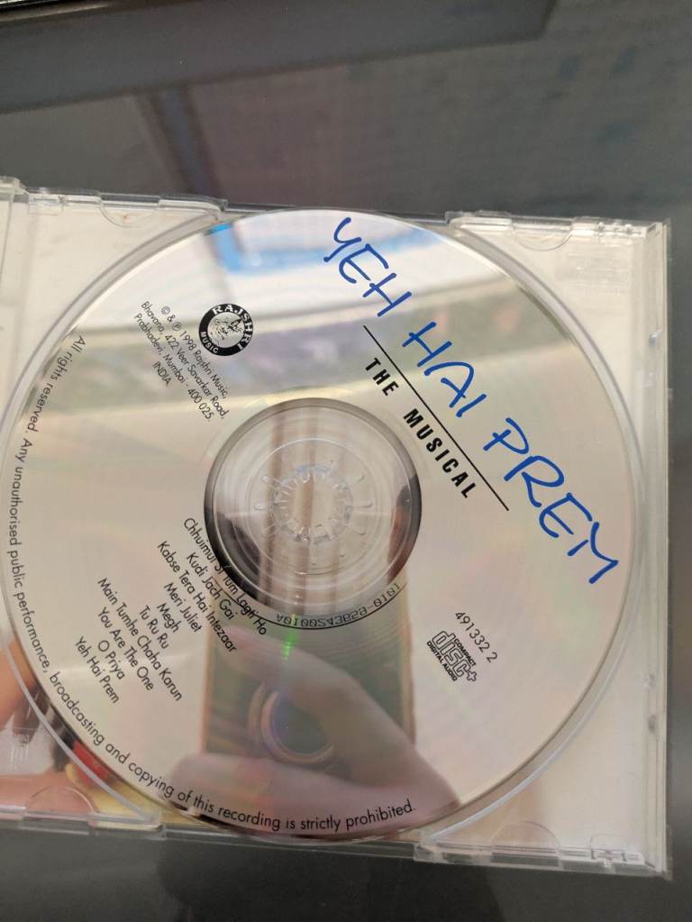  Yeh Hai Prem Musical Indian Asian Hindi Bollywood Movie Soundtrack Song Music CD ref 9