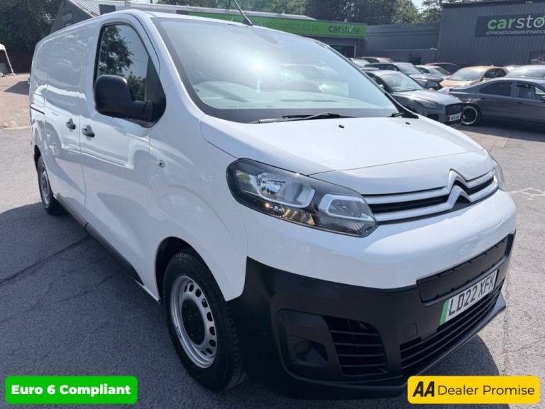 2022 Citroen Dispatch White E 1000 75kWh Enterprise Pro electric van, 14,350 miles, Automatic, A/...