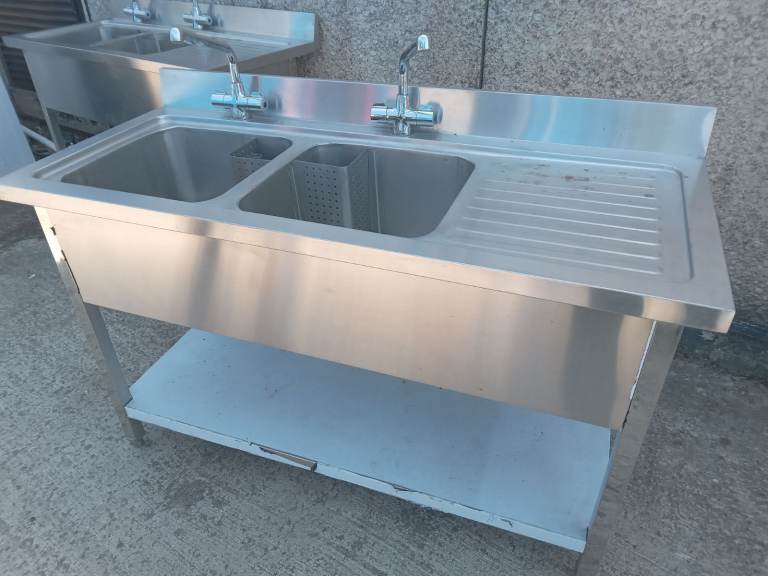 Commercial catering equipment sinks basins trailer kitchen pub items 