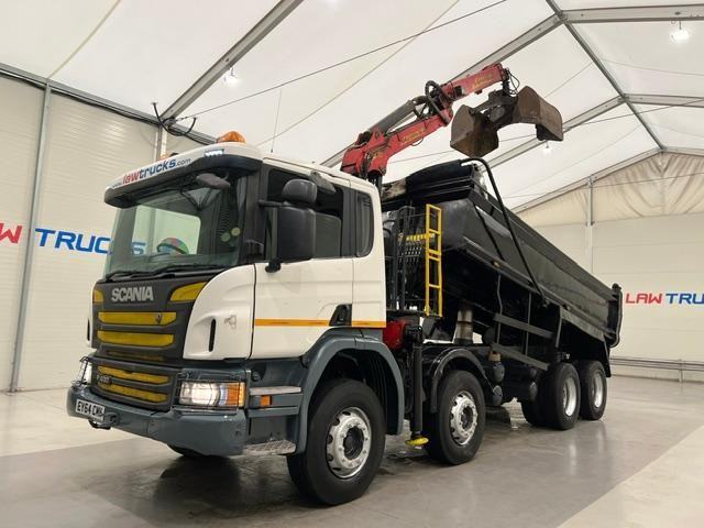 Scania P400 8x4 Steel Tipper Grab Manual
