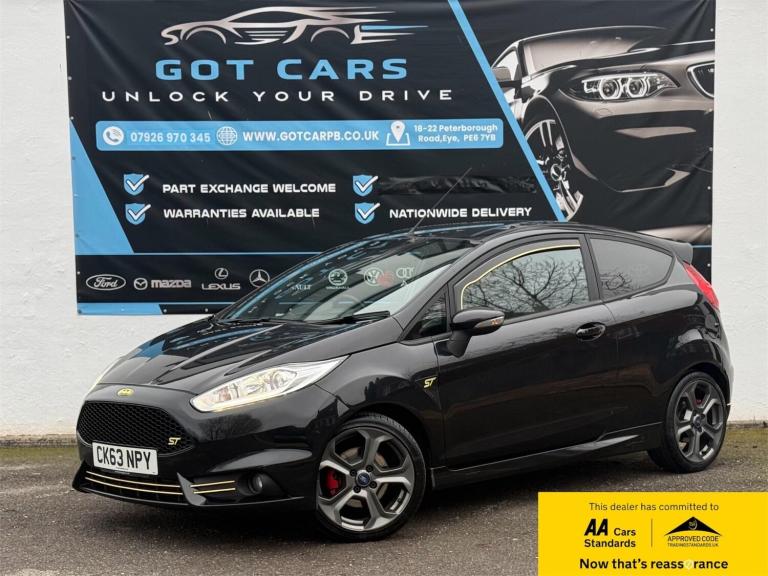 2013 Ford Fiesta 1.6 EcoBoost ST-2 3dr HATCHBACK PETROL Manual
