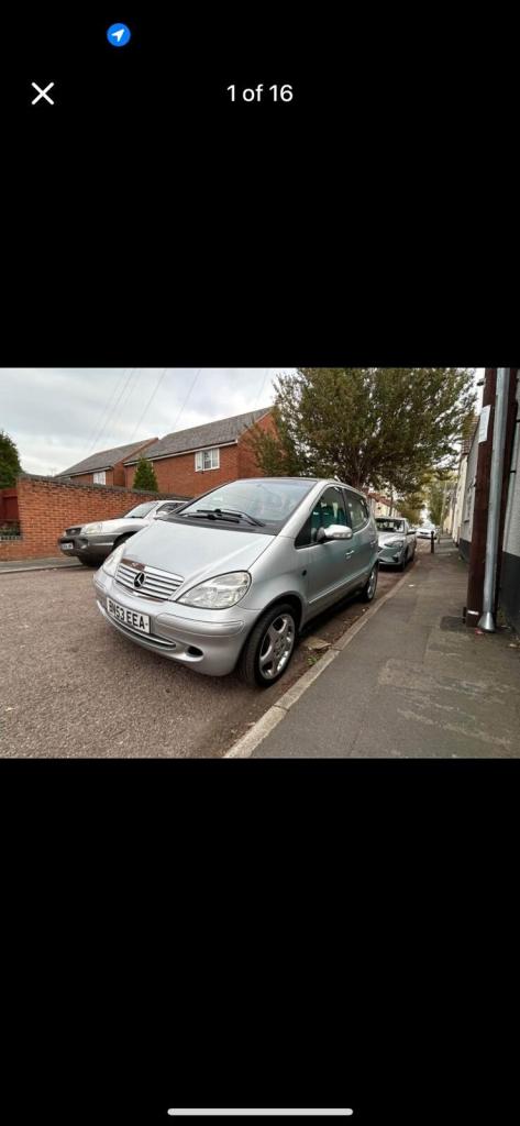 2003 Mercedes-Benz A-Class A160L Elegance 5dr HATCHBACK Petrol Manual