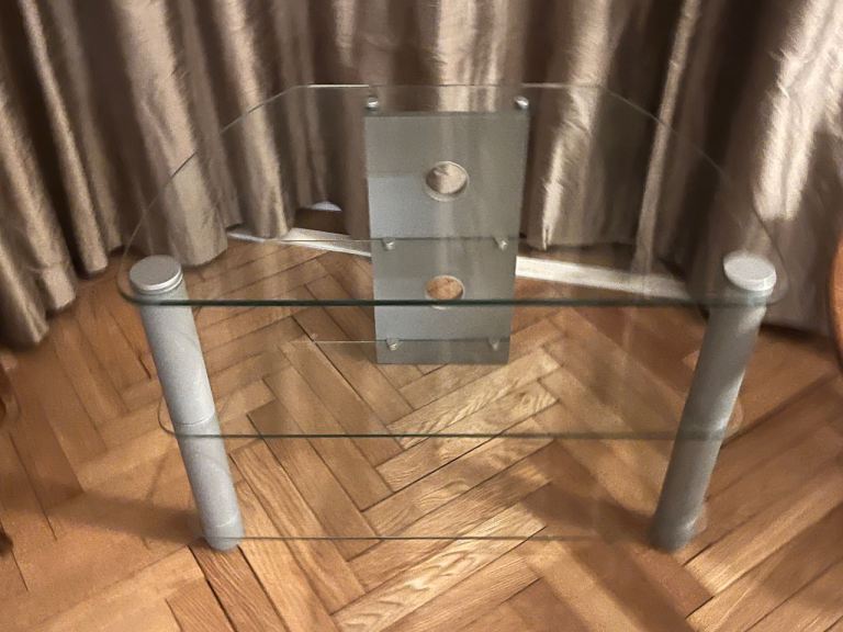 image for Glass tv table