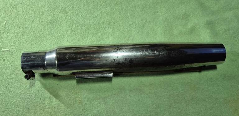 Chrome shorty silencer