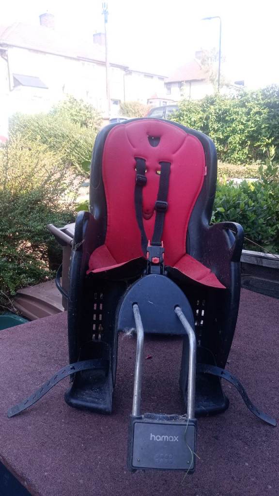 Free! Hamax Kiss Child Bike Seat – Red and Black
