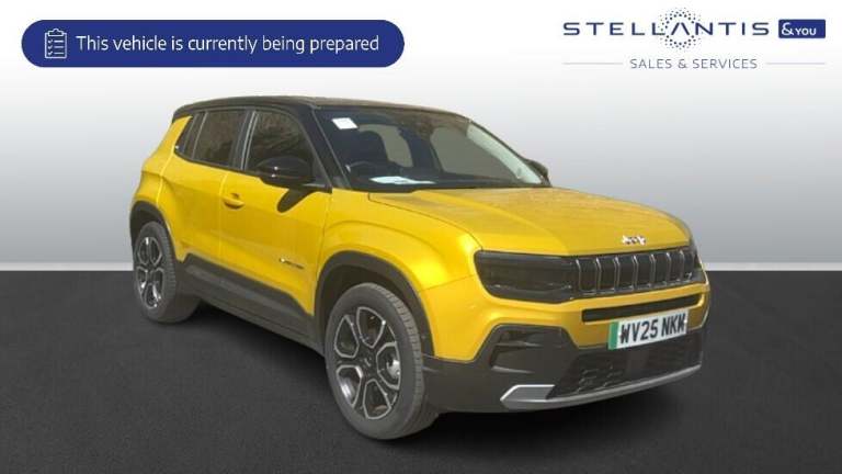 2025 Jeep AVENGER 115kW Summit 54kWh 5dr Auto HATCHBACK ELECTRIC Automatic