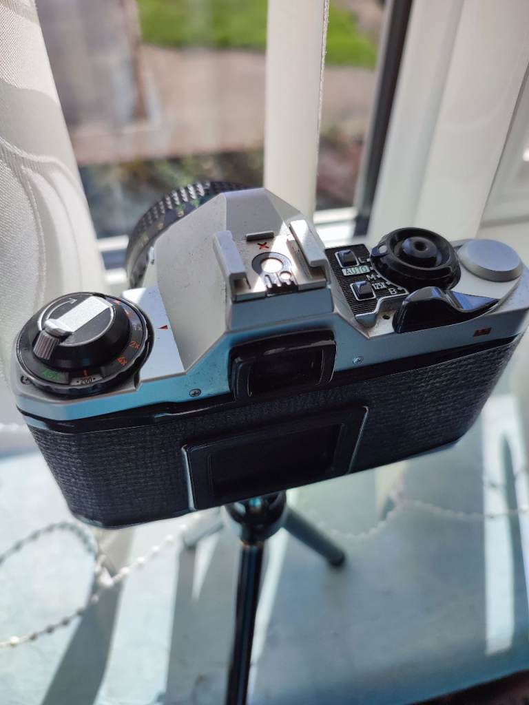 Pentax ME Super vintage 35mm film camera+50mm lens VGC