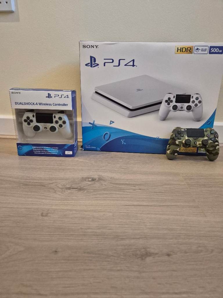 Playstation 4 with 2 controllers