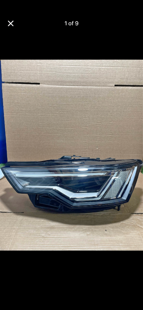 Audi A6 S6 C8 LED Passenger Side Left Complete Headlight 2019-2022